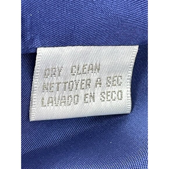 JONES NEW YORK Blazer Jacket 100% Wool Button Up  Blue Size 8 - Picture 8 of 16